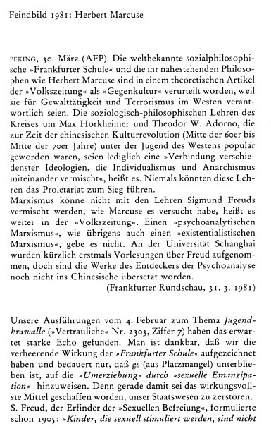 Claussen, Spuren, table of contents 2