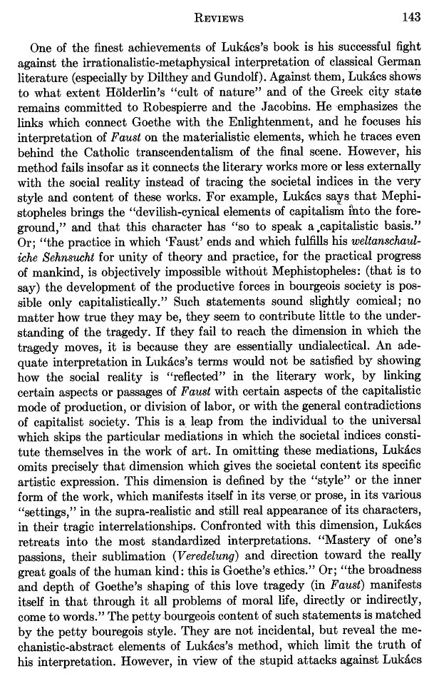 review of Lukacs page 143