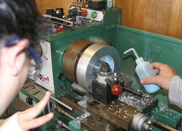 machining the flywheel