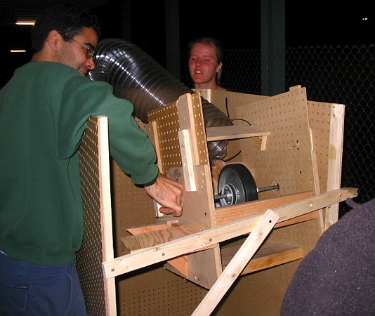 second prototype of throwing mechanism