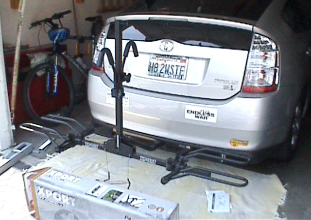 Xport bike carrier, open