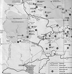 Ojai trails map