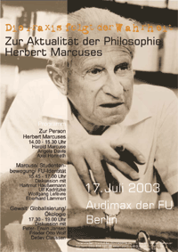 Poster for July 2003 Conference at the FU Berlin