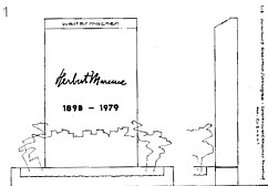 design for Herbert's gravestone 