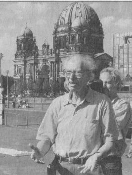Peter Marcuse during a tour of Berlin, July 16, 2003
