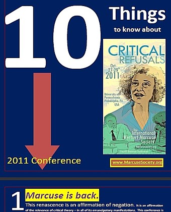 2011 Critical Refusals conference poster
