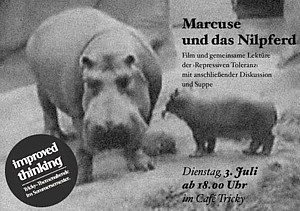 Marcuse und Nilpferd, Juli 2007