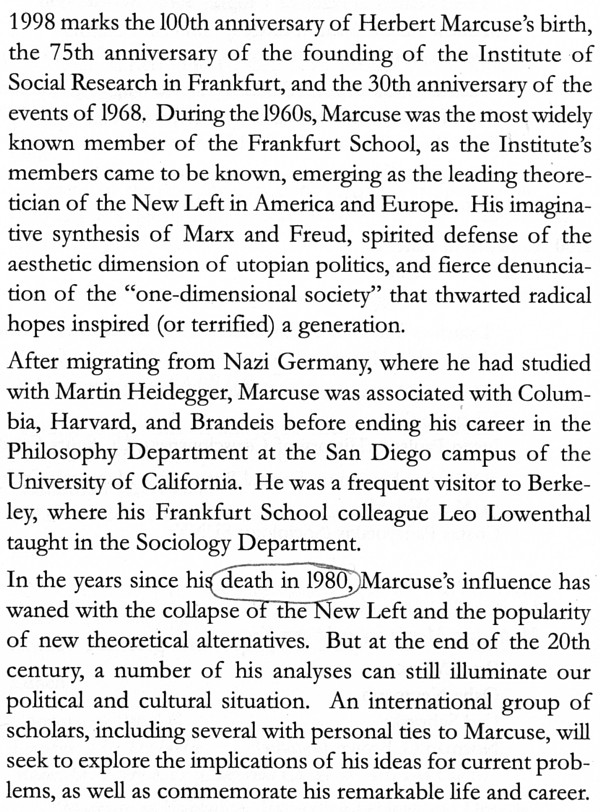 back cover of 1998 Berkeley conference program