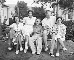 Franz & Inge Neumann, Golde & Leo Loewenthal, Herbert & Sophie Marcuse, ca. 1937