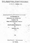 Title page of Herbert's 1922 dissertation on "the German artists' novel"