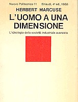 cover of italian edition l'uomo a una dimensione