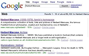 screenshot of Google results